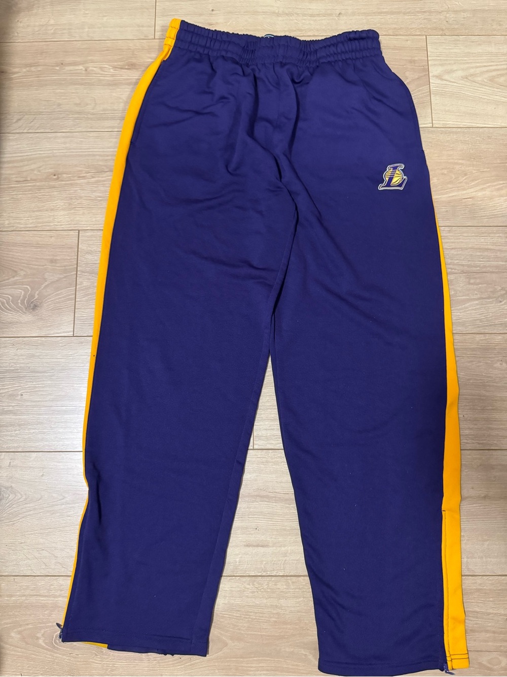 Purple and Gold Lakers NBA sweatpants